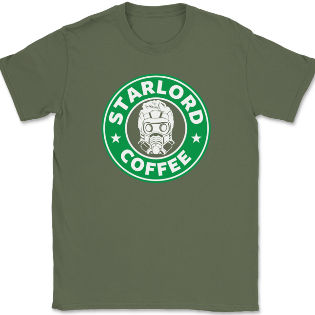 Star Lord Coffee T-Shirt Mens Tee - Image 15