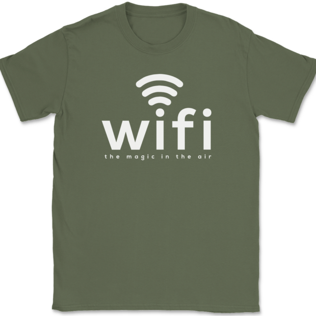 Wifi Magic In The Air T-Shirt Mens Tee - Image 15