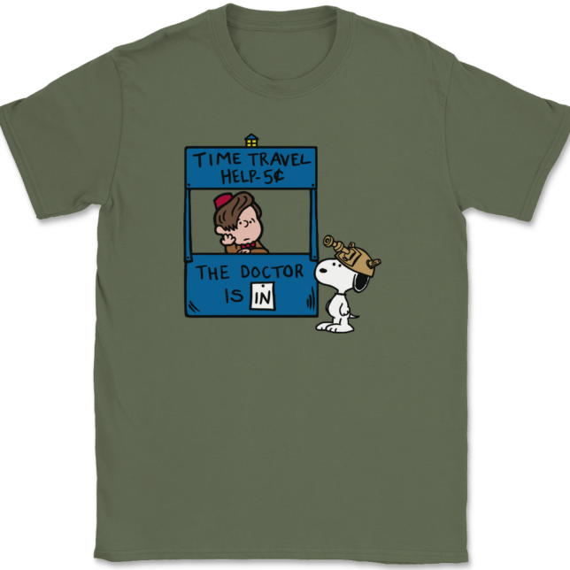 The Doctor Is In T-Shirt Mens Tee - Image 15