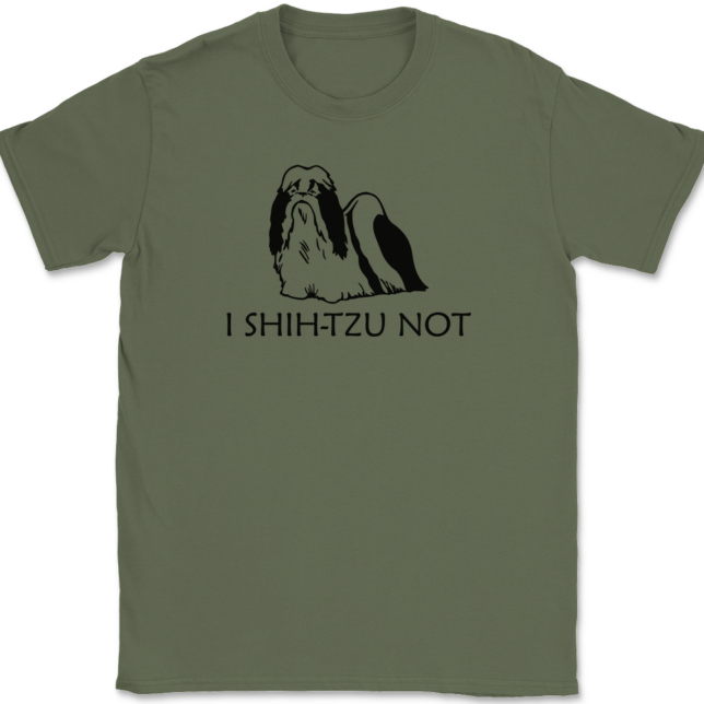 I Shih-Tzu Not T-Shirt Mens Tee - Image 15