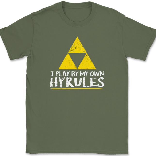 I Play By My Own Hyrules T-Shirt Mens Tee - Image 15