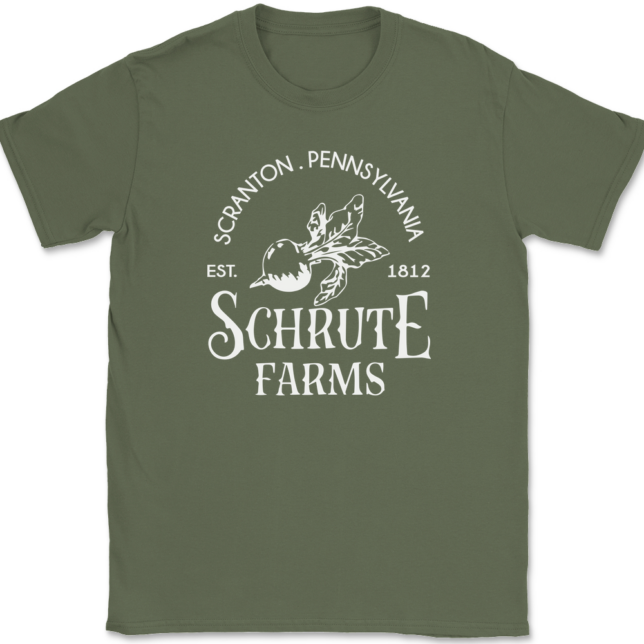 Schrute Farms T-Shirt Mens Tee - Image 15