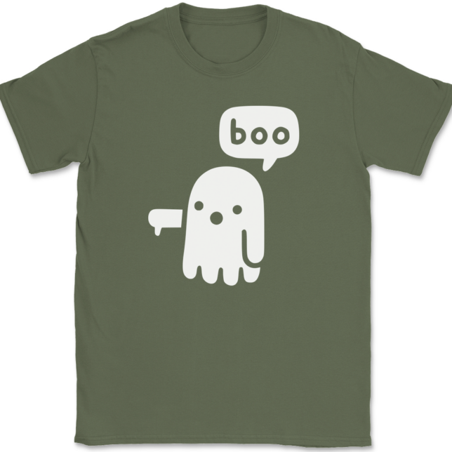 Ghost Says Boo T-Shirt Mens Tee - Image 15