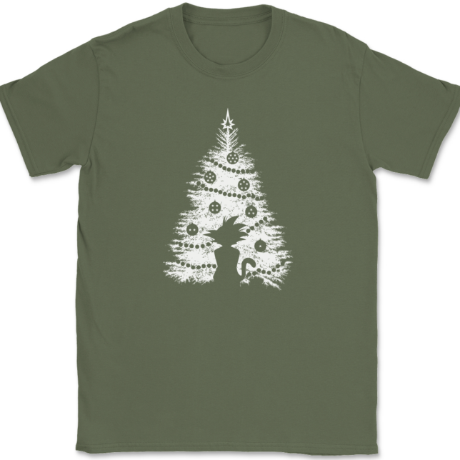 DBZ Christmas Tree T-Shirt Mens Tee - Image 15