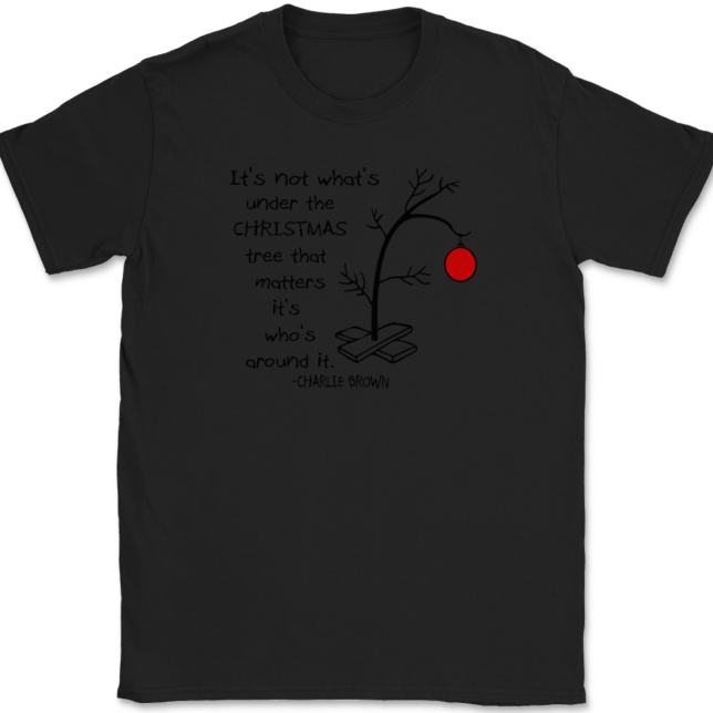 Charlie Brown Quote T-Shirt Mens Tee