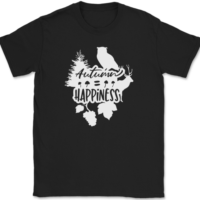 Autumn Happiness T-Shirt Mens Tee