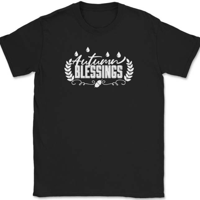 Autumn Blessings T-Shirt Mens Tee