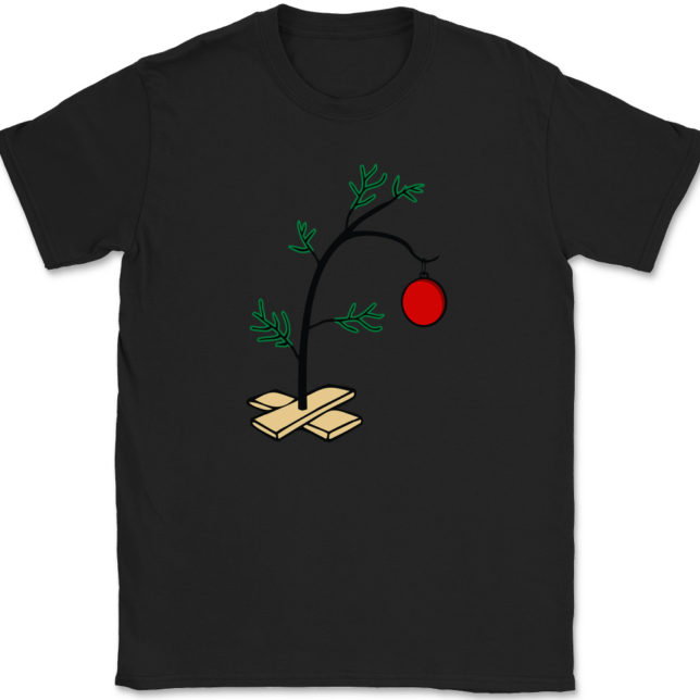 Charlie Brown Christmas Tree T-Shirt Mens Tee