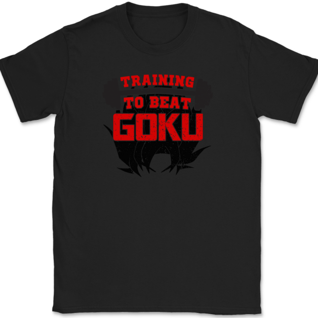 Training To Beat Goku T-Shirt Mens Tee