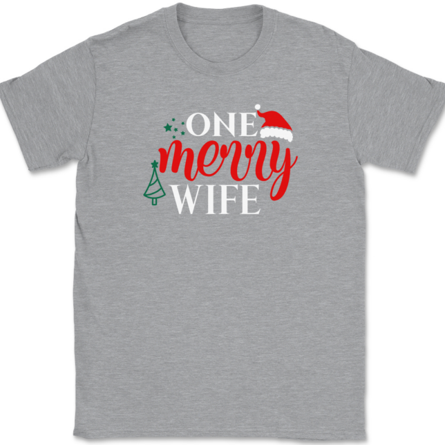 One Merry Wife T-Shirt Mens Tee - Image 2