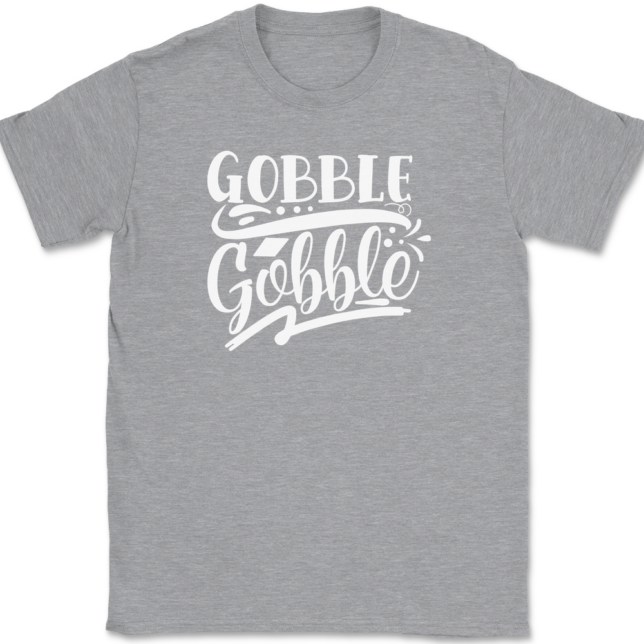 Gobble Gobble T-Shirt Mens Tee - Image 2