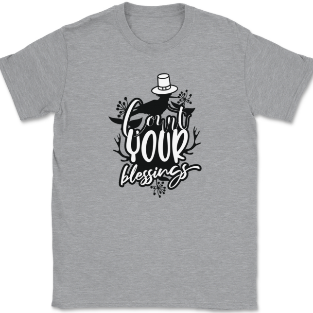 Count Your Blessings T-Shirt Mens Tee