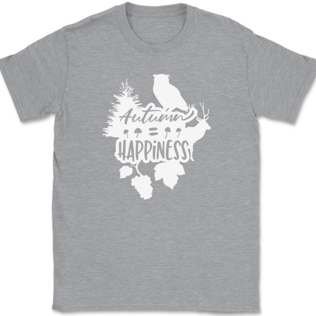 Autumn Happiness T-Shirt Mens Tee - Image 2