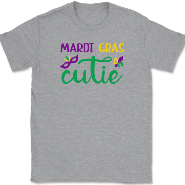 Mardi Gras Cutie T-Shirt Mens Tee - Image 2