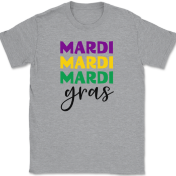 Mardi Gras Bold T-Shirt Mens Tee