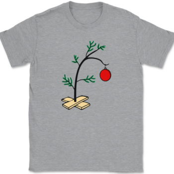 Charlie Brown Christmas Tree T-Shirt Mens Tee