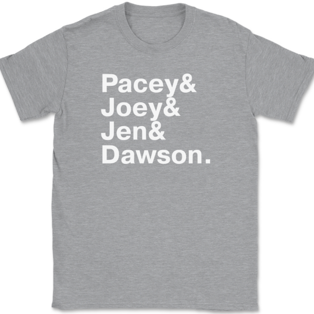 Dawson's Creek Names T-Shirt Mens Tee - Image 2