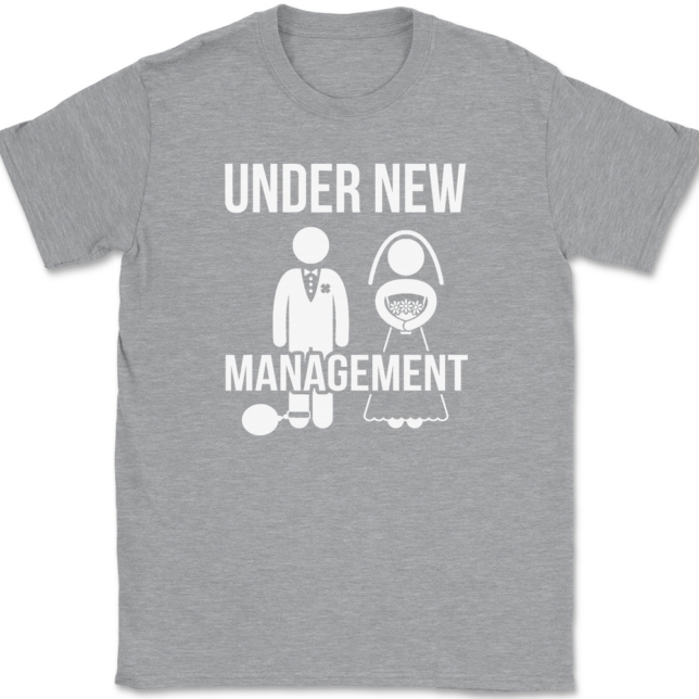 Under New Management T-Shirt Mens Tee - Image 2