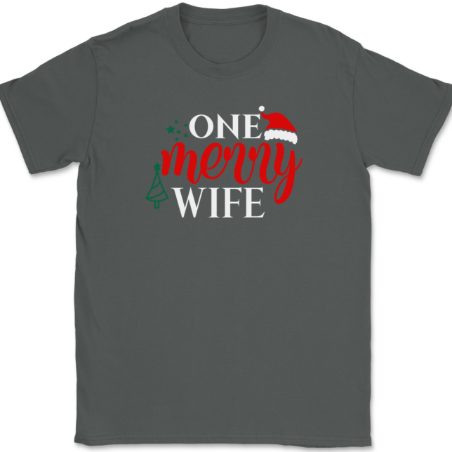 One Merry Wife T-Shirt Mens Tee - Image 3