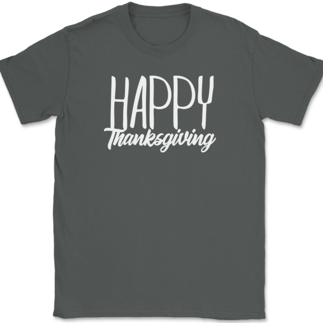 Happy Thankgiving T-Shirt Mens Tee - Image 3