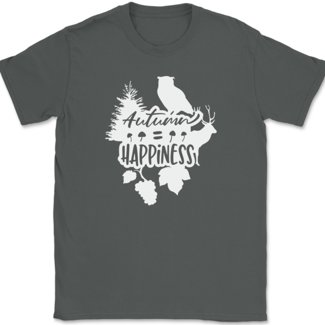 Autumn Happiness T-Shirt Mens Tee - Image 3