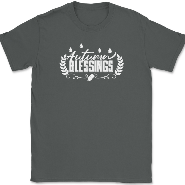 Autumn Blessings T-Shirt Mens Tee - Image 3