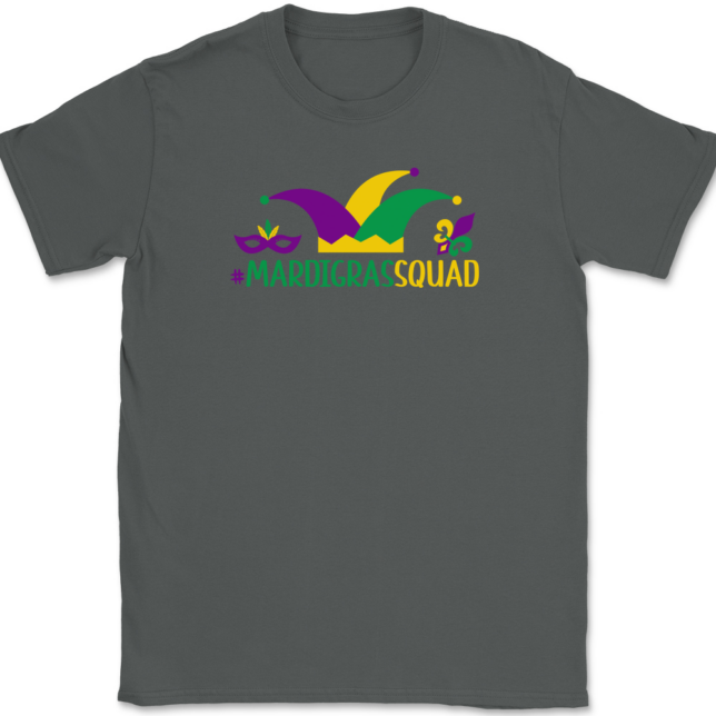 Mardi Gras Squad T-Shirt Mens Tee - Image 3