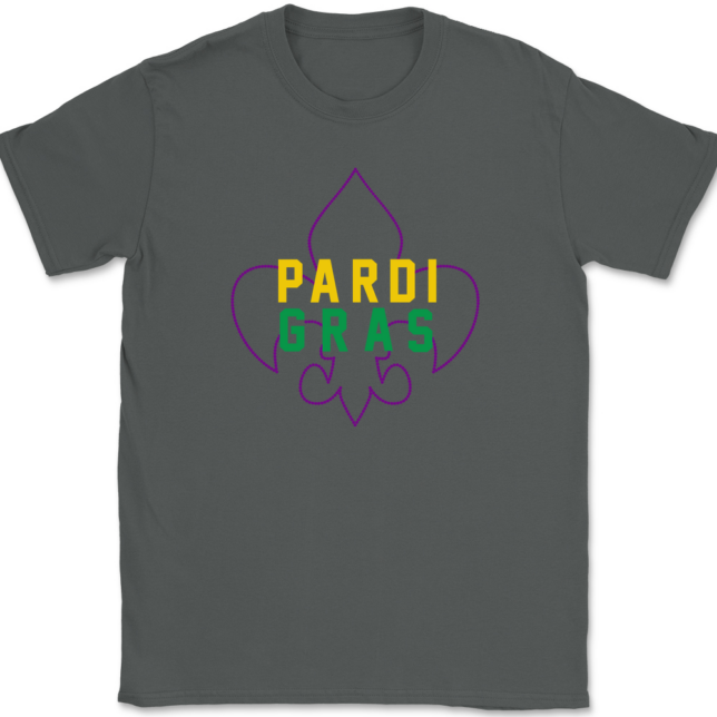 Mardi Gras Pardi Gras T-Shirt Mens Tee - Image 3