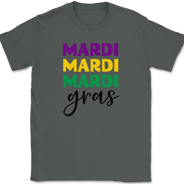 Mardi Gras Bold T-Shirt Mens Tee - Image 3