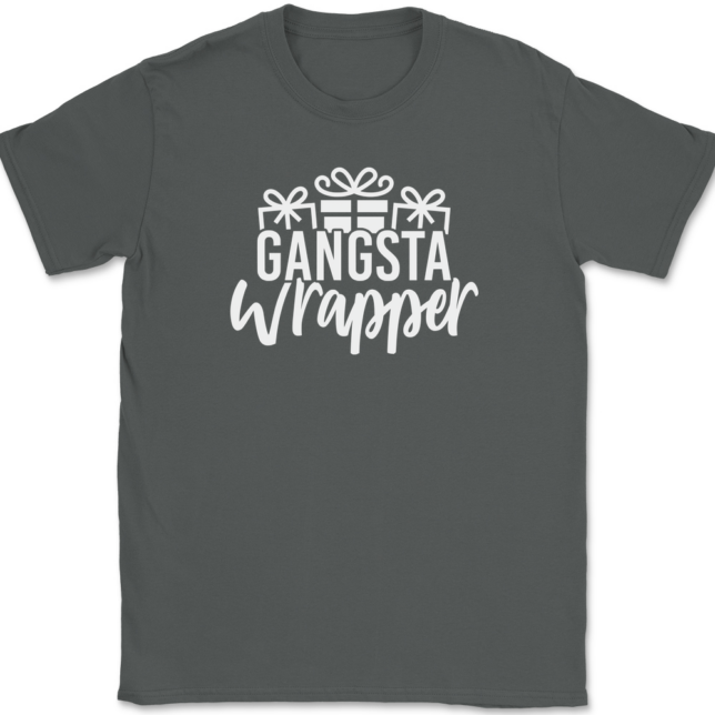 Gangsta Wrapper T-Shirt Mens Tee - Image 3