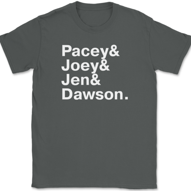 Dawson's Creek Names T-Shirt Mens Tee - Image 3