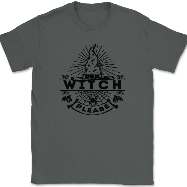 Witch Please T-Shirt Mens Tee - Image 3