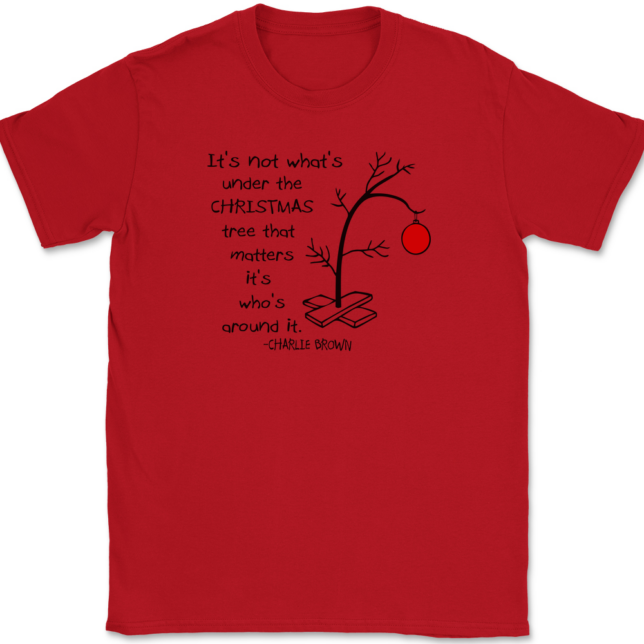 Charlie Brown Quote T-Shirt Mens Tee - Image 4