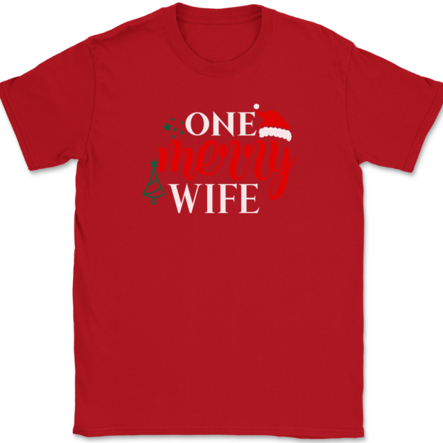 One Merry Wife T-Shirt Mens Tee - Image 4