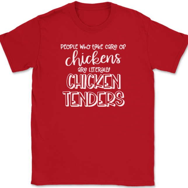 Chicken Tenders T-Shirt Mens Tee - Image 4