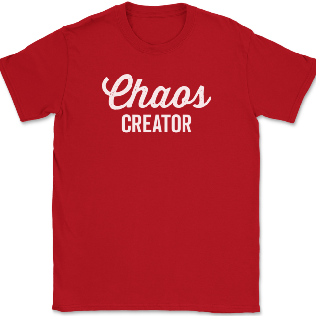 Chaos Creator T-Shirt Mens Tee - Image 4