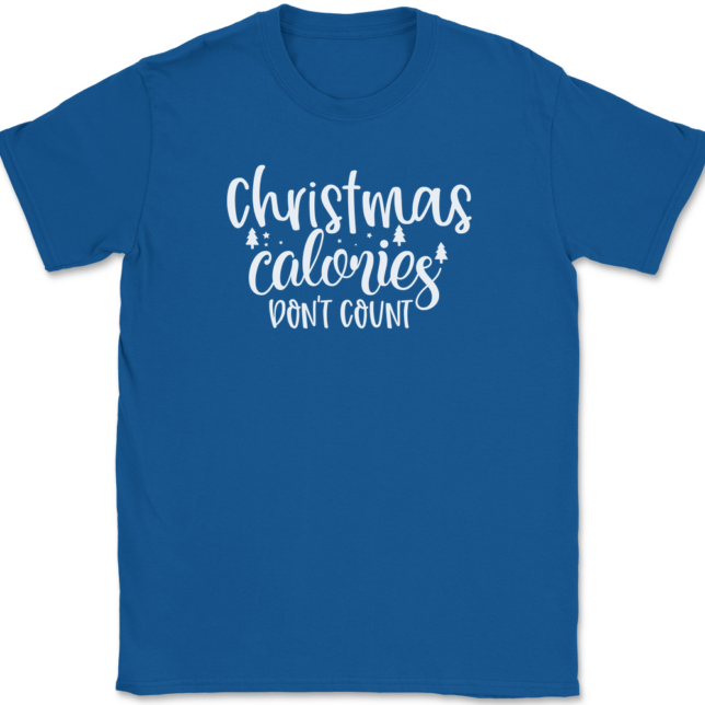 Christmas Calories Don't Count T-Shirt Mens Tee - Image 5