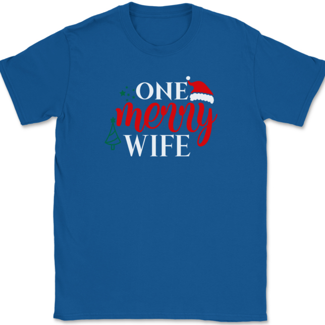 One Merry Wife T-Shirt Mens Tee - Image 5