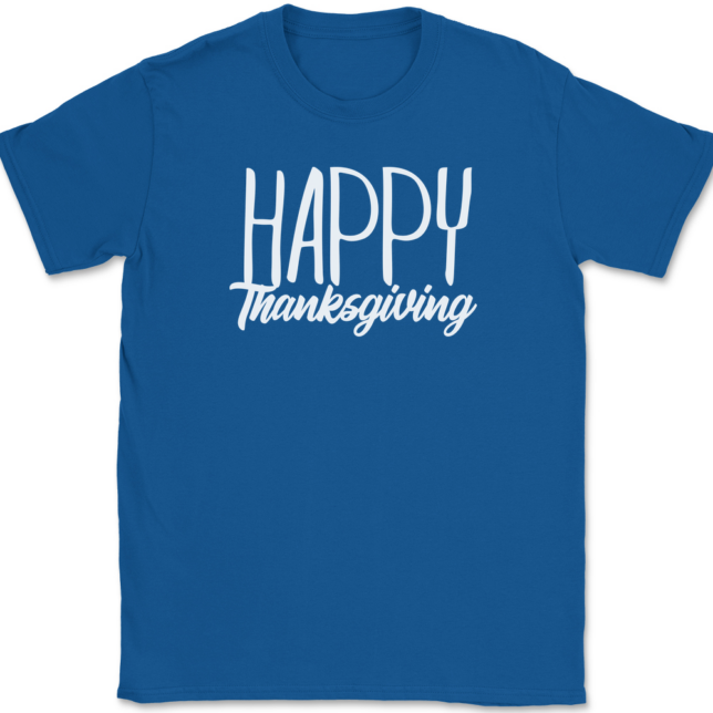 Happy Thankgiving T-Shirt Mens Tee - Image 5