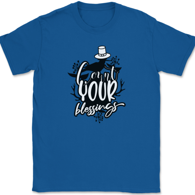 Count Your Blessings T-Shirt Mens Tee - Image 4
