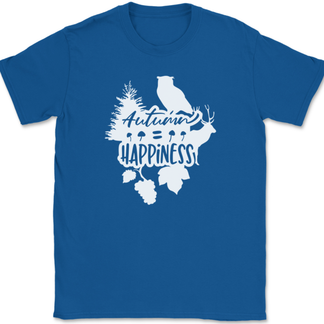 Autumn Happiness T-Shirt Mens Tee - Image 5