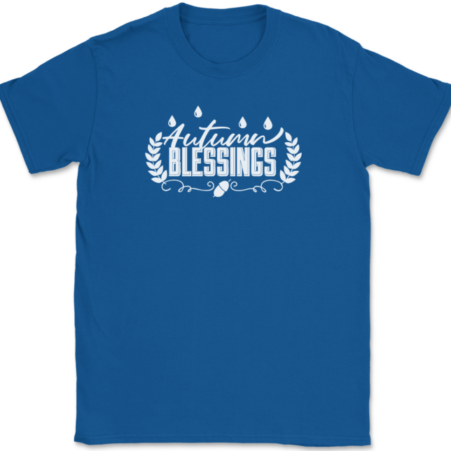 Autumn Blessings T-Shirt Mens Tee - Image 5