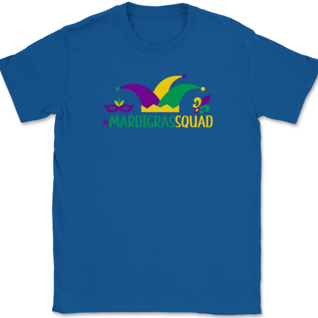 Mardi Gras Squad T-Shirt Mens Tee - Image 5