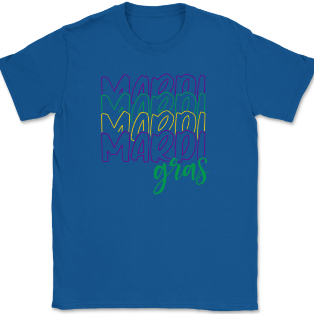 Mardi Mardi Mardi Mardi Gras T-Shirt Mens Tee - Image 5