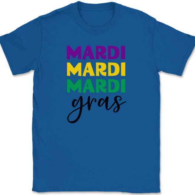 Mardi Gras Bold T-Shirt Mens Tee - Image 5