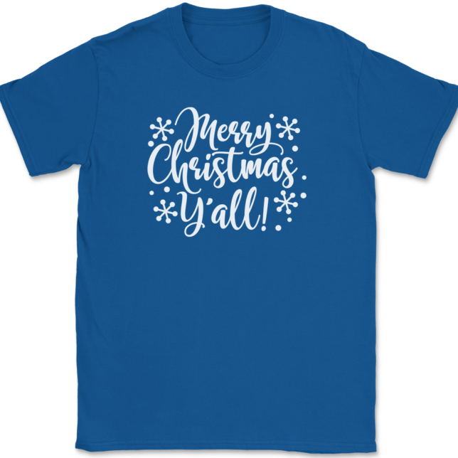 Merry Christmas Yall T-Shirt Mens Tee - Image 5