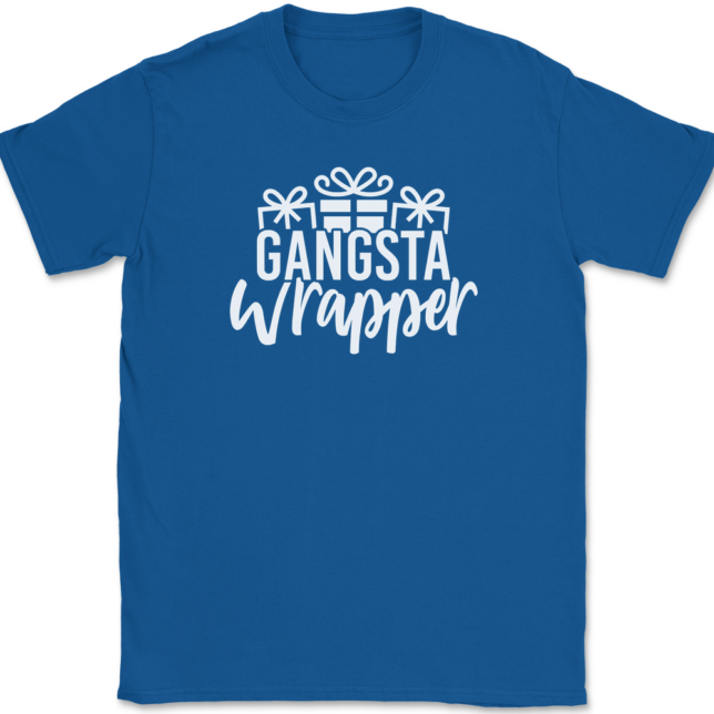 Gangsta Wrapper T-Shirt Mens Tee - Image 5