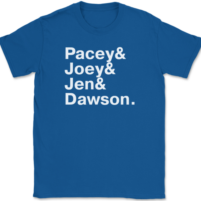 Dawson's Creek Names T-Shirt Mens Tee - Image 5