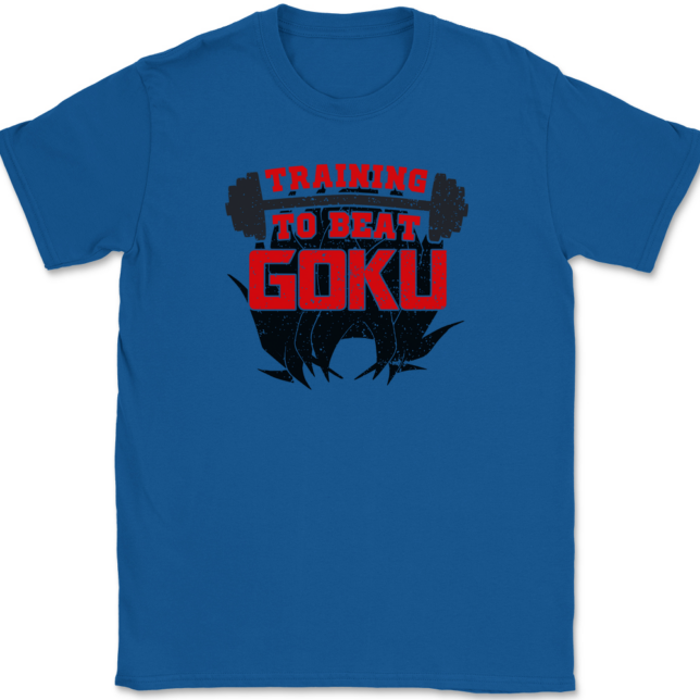 Training To Beat Goku T-Shirt Mens Tee - Image 5