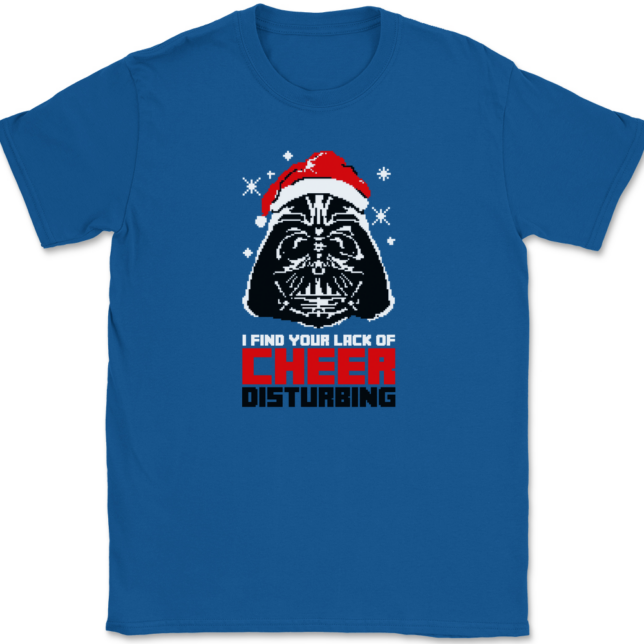 I Find your Lack of Cheer Disturbing T-Shirt Mens Tee - Image 5